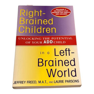 Vintage Right-Brained Children Left-Brained World Freed Parsons ADD Paperback